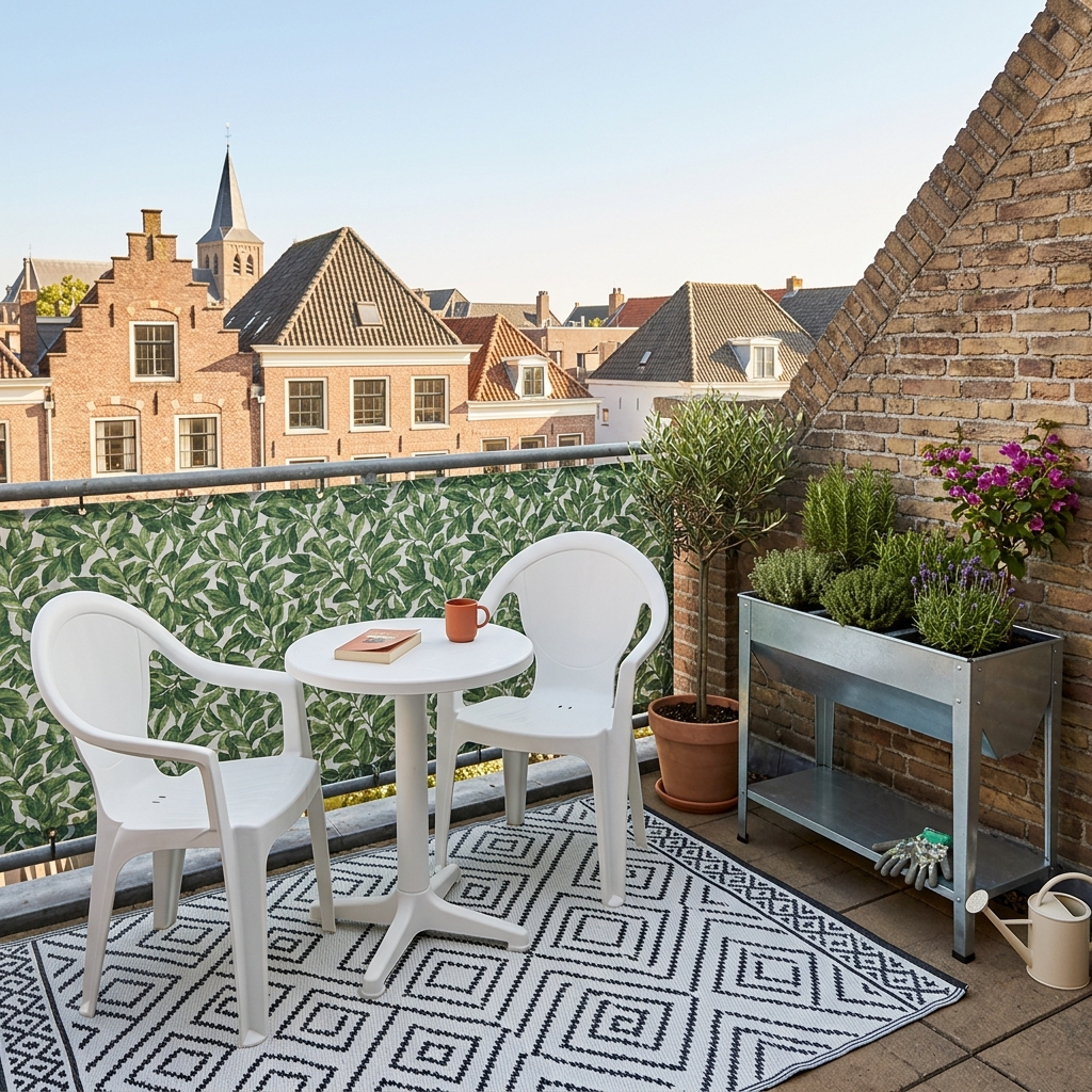 Klein balkon, groot vakantiegevoel