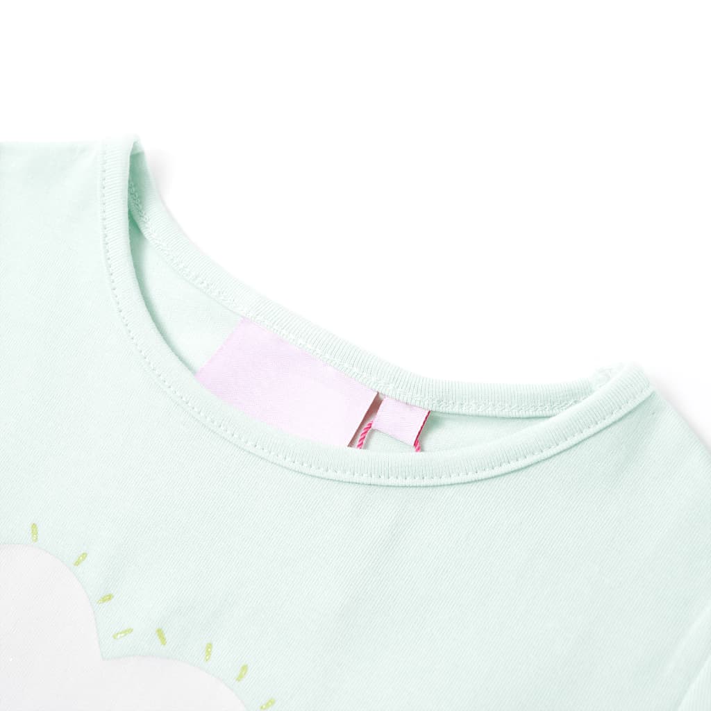Kindershirt 116 lichtmint – afbeelding 3
