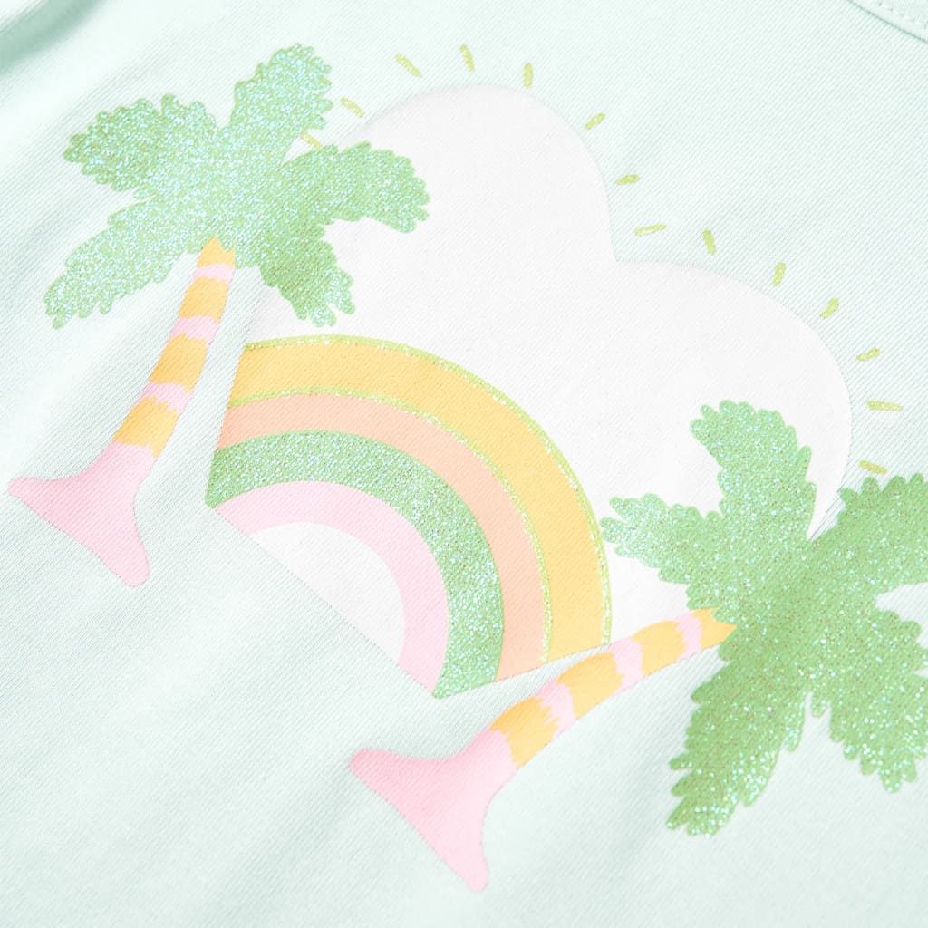 Kindershirt 116 lichtmint – afbeelding 4
