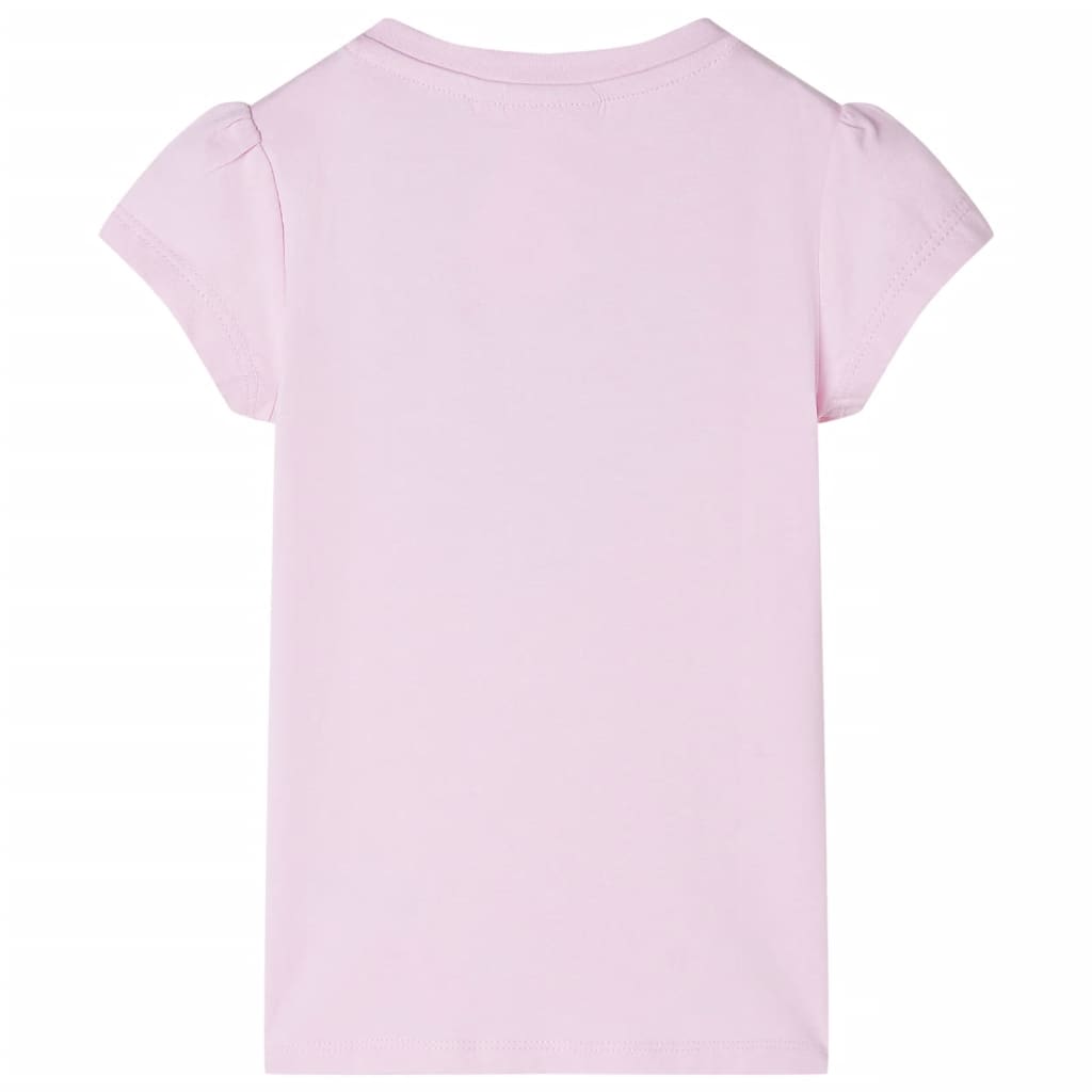 Kindershirt 104 lichtroze – afbeelding 2