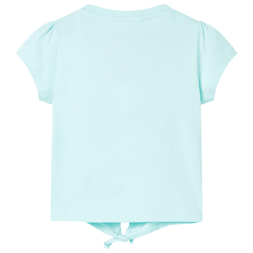 Kindershirt 140 lichtzeeblauw – afbeelding 2