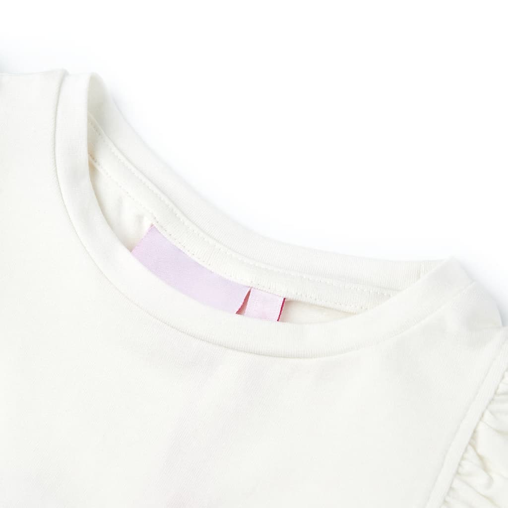 Kindershirt 128 ecru – afbeelding 3