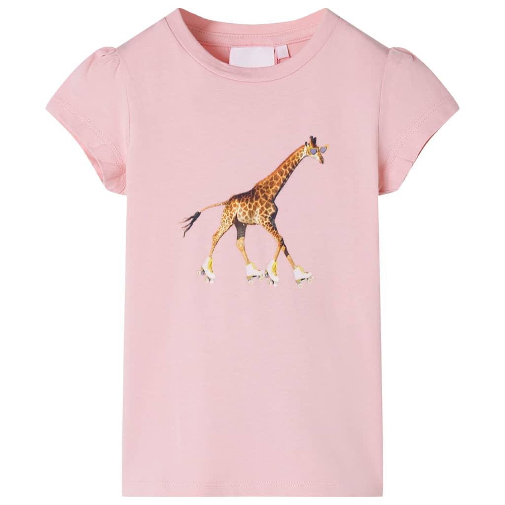 Kindershirt 104 lichtroze