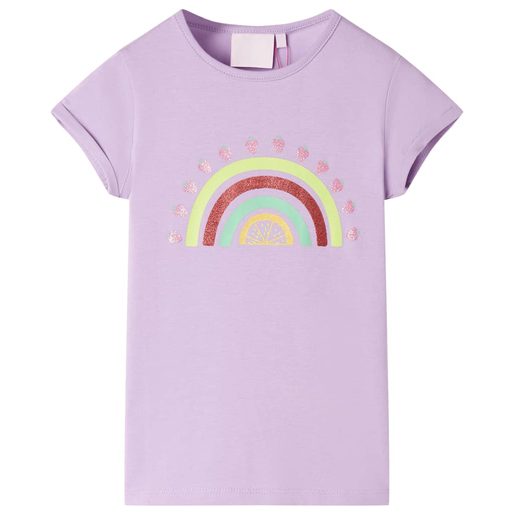 Kindershirt 104 lila