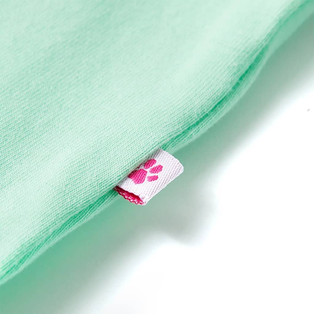 Kindershirt 104 felgroen – afbeelding 5