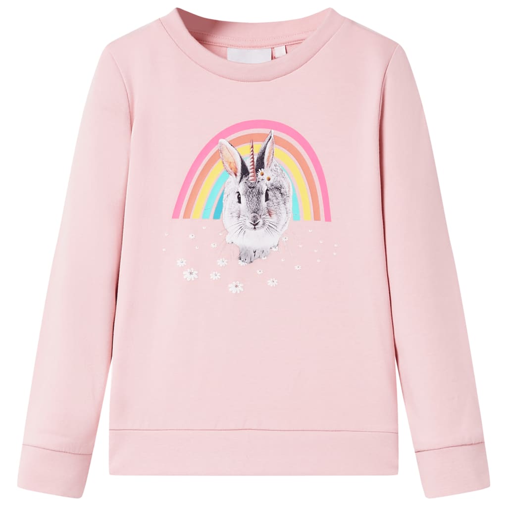Kindertrui 128 lichtroze