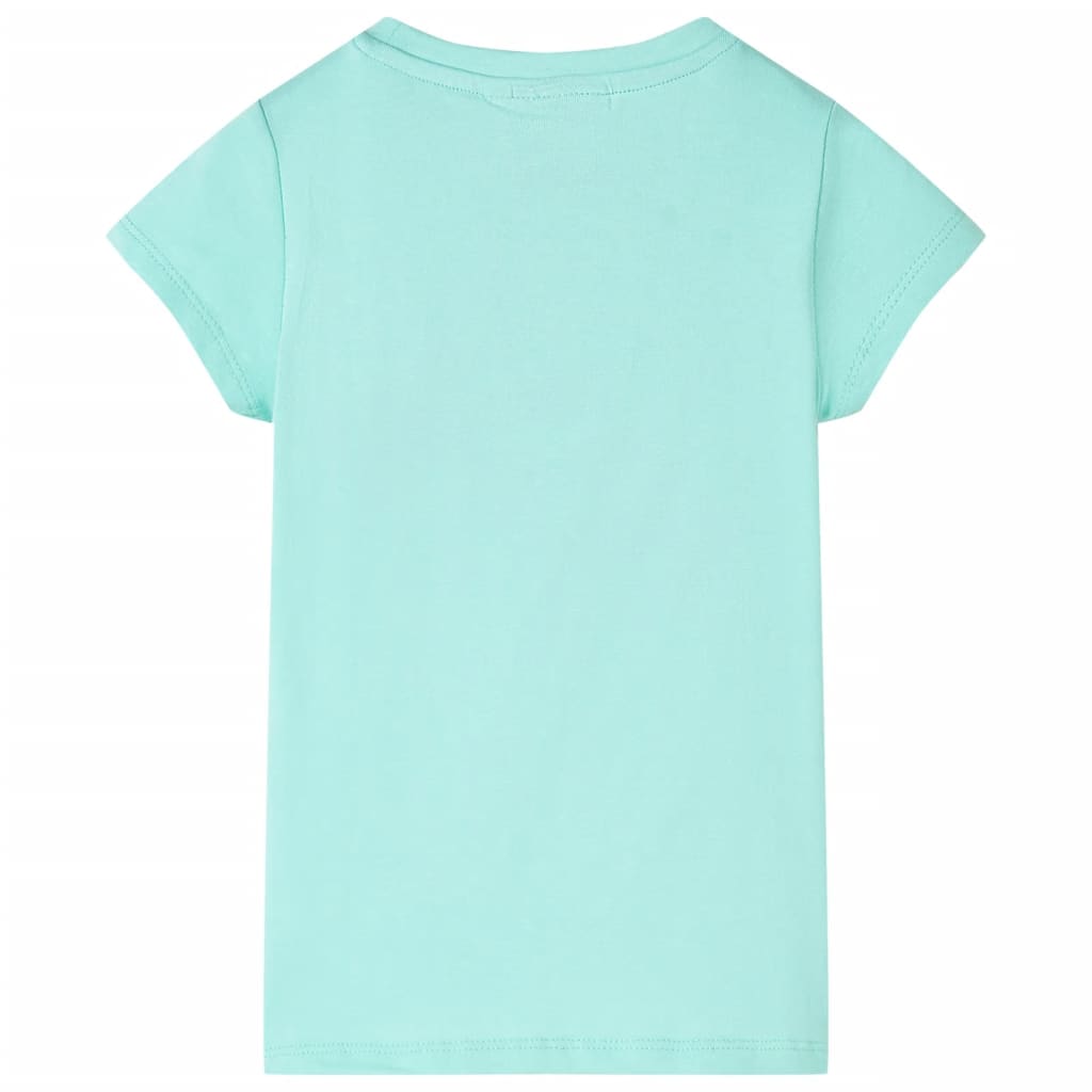 Kindershirt 116 lichtmint – afbeelding 2