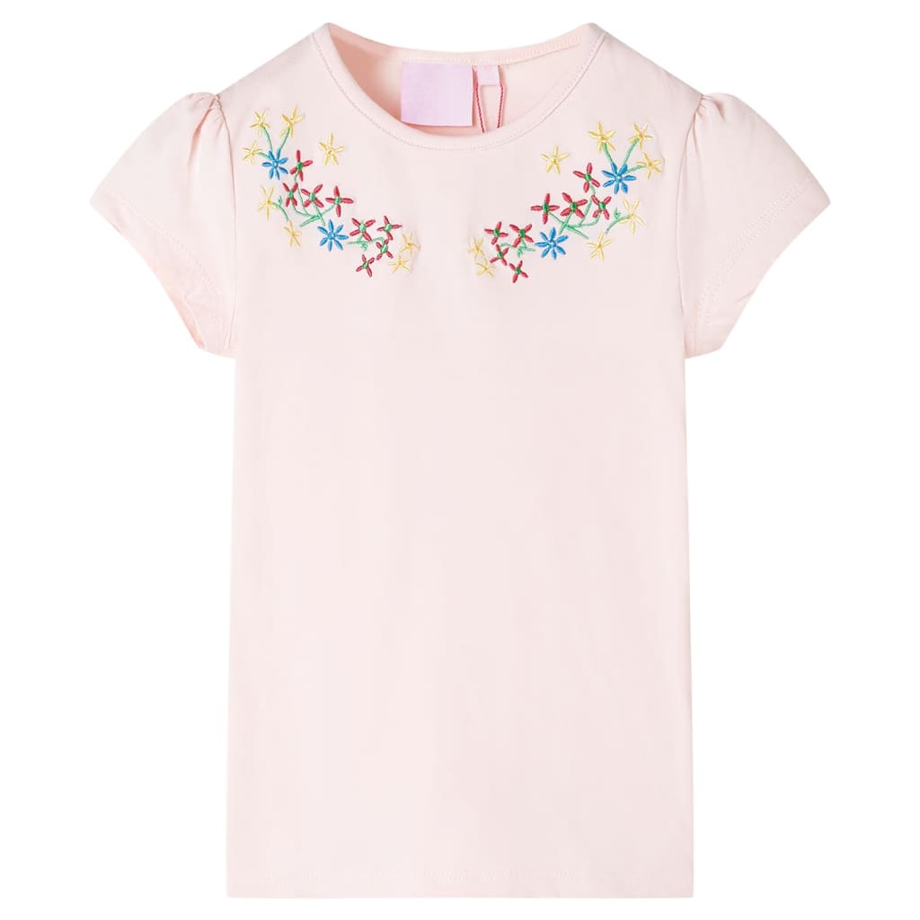 Kindershirt 116 zachtroze