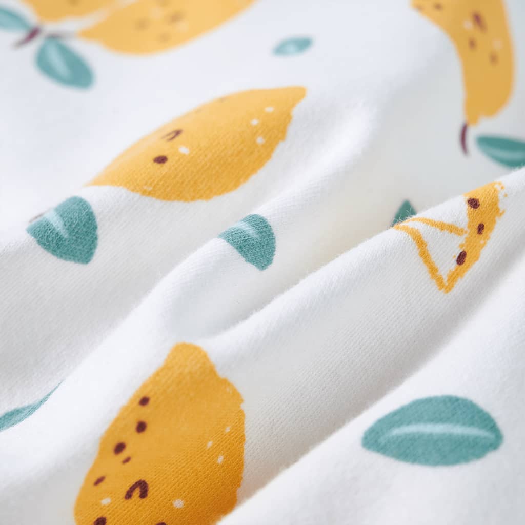 Kindershirt met knoop in de zoom 116 ecru – afbeelding 7