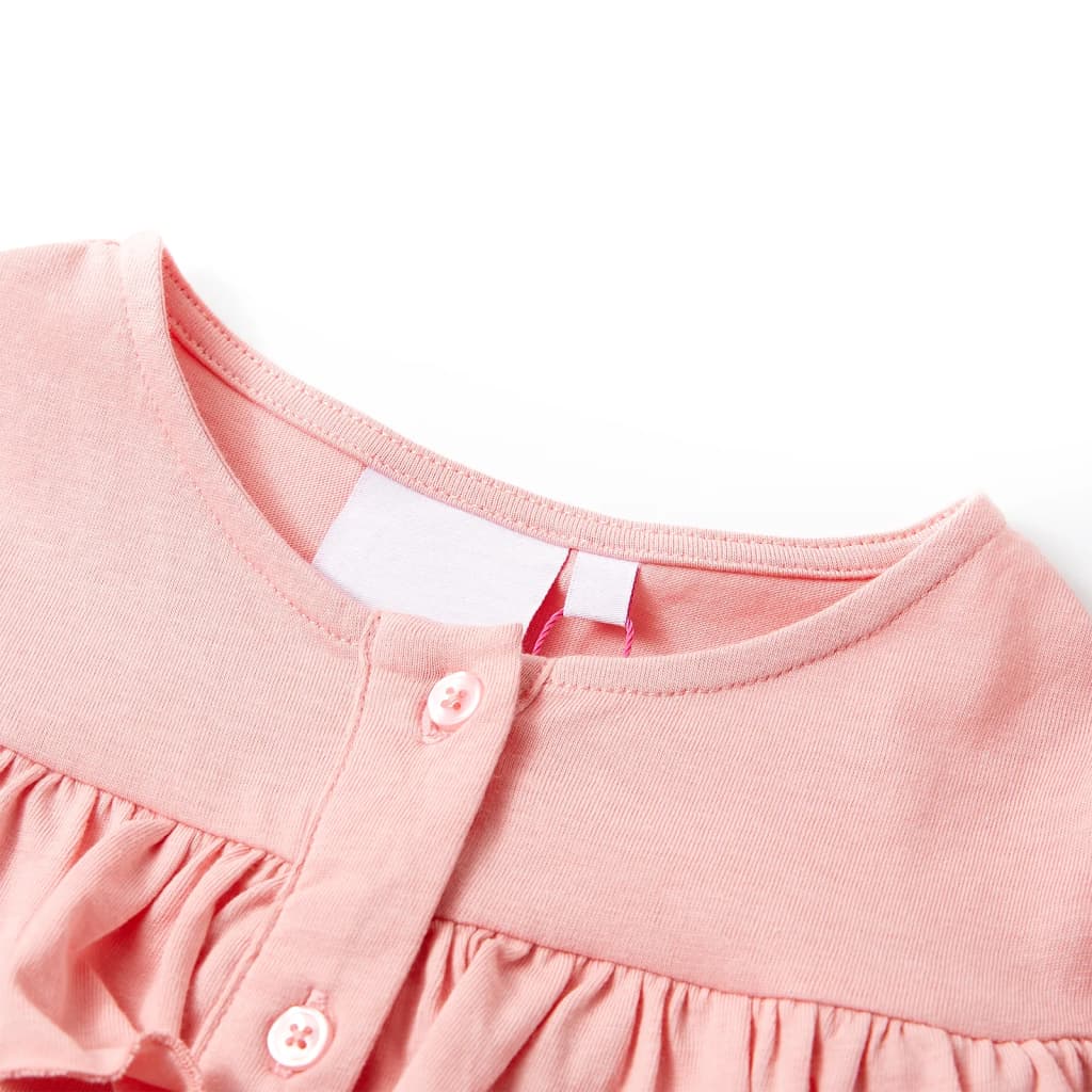 Kindershirt 116 middelroze – afbeelding 3