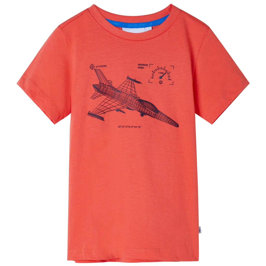 Kindershirt 140 lichtrood – afbeelding 1