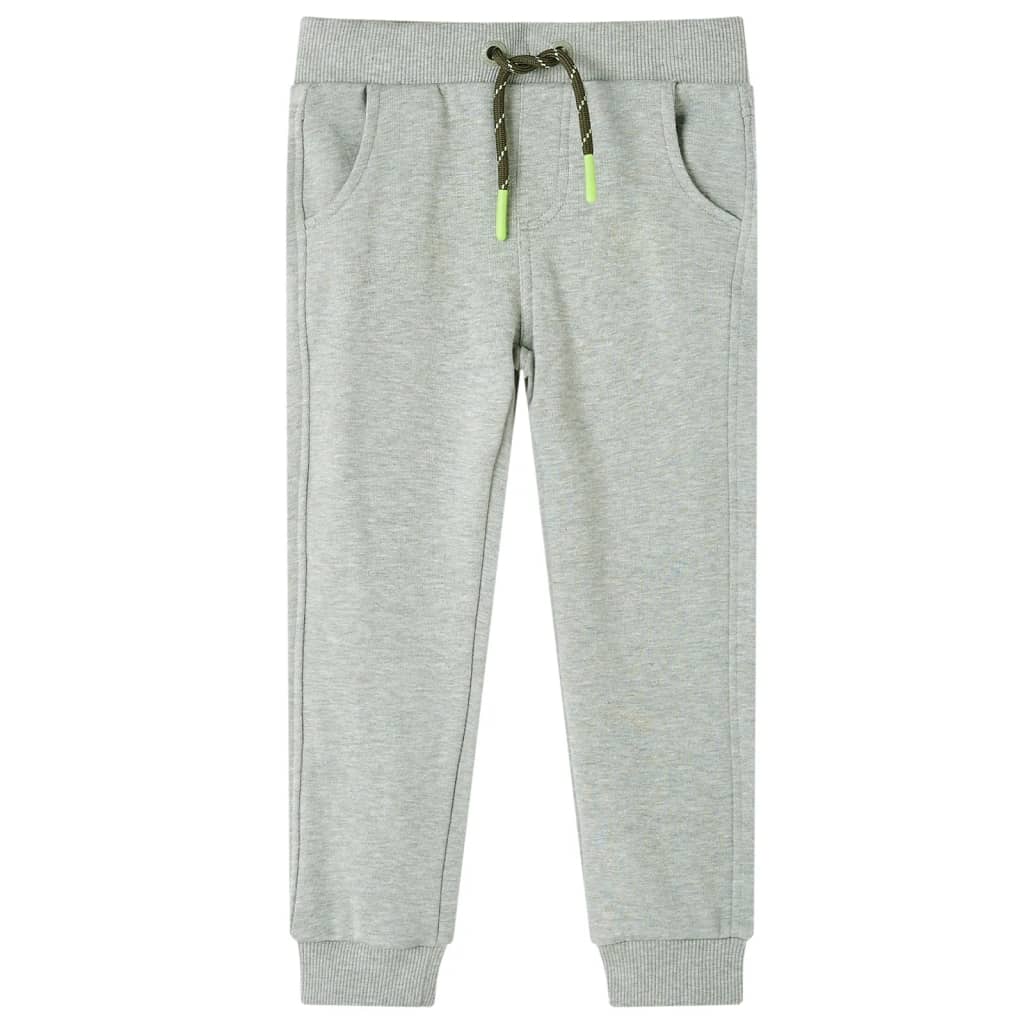 Kinderjoggingbroek 92 lichtkaki – afbeelding 1