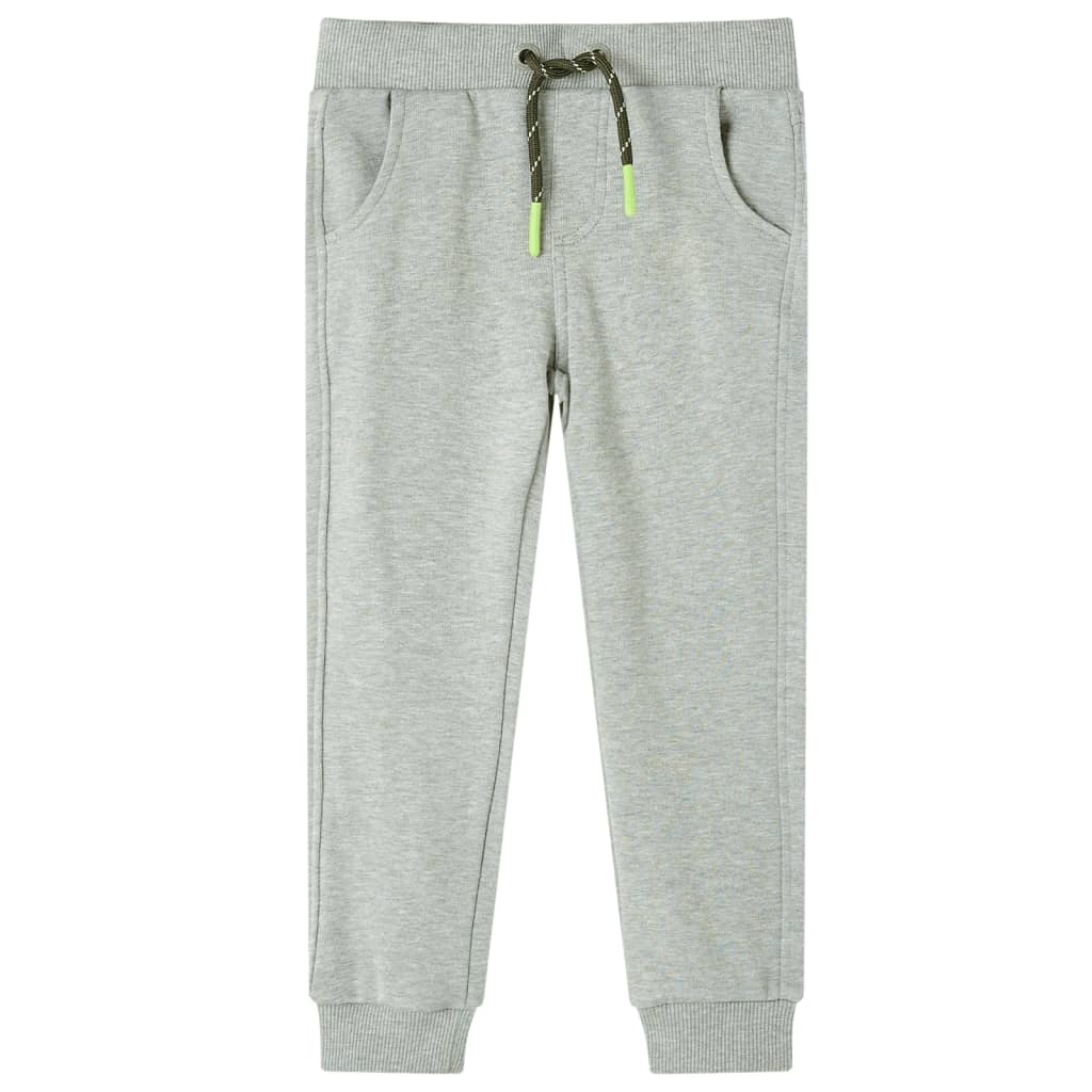 Kinderjoggingbroek 116 lichtkaki – afbeelding 1