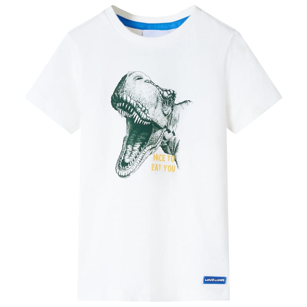 Kindershirt 92 ecru – afbeelding 1