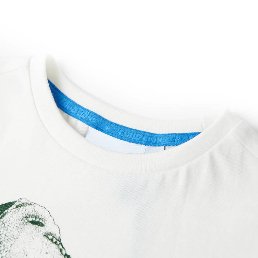 Kindershirt 92 ecru – afbeelding 3