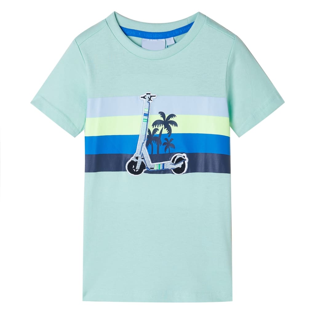 Kindershirt 140 lichtmint