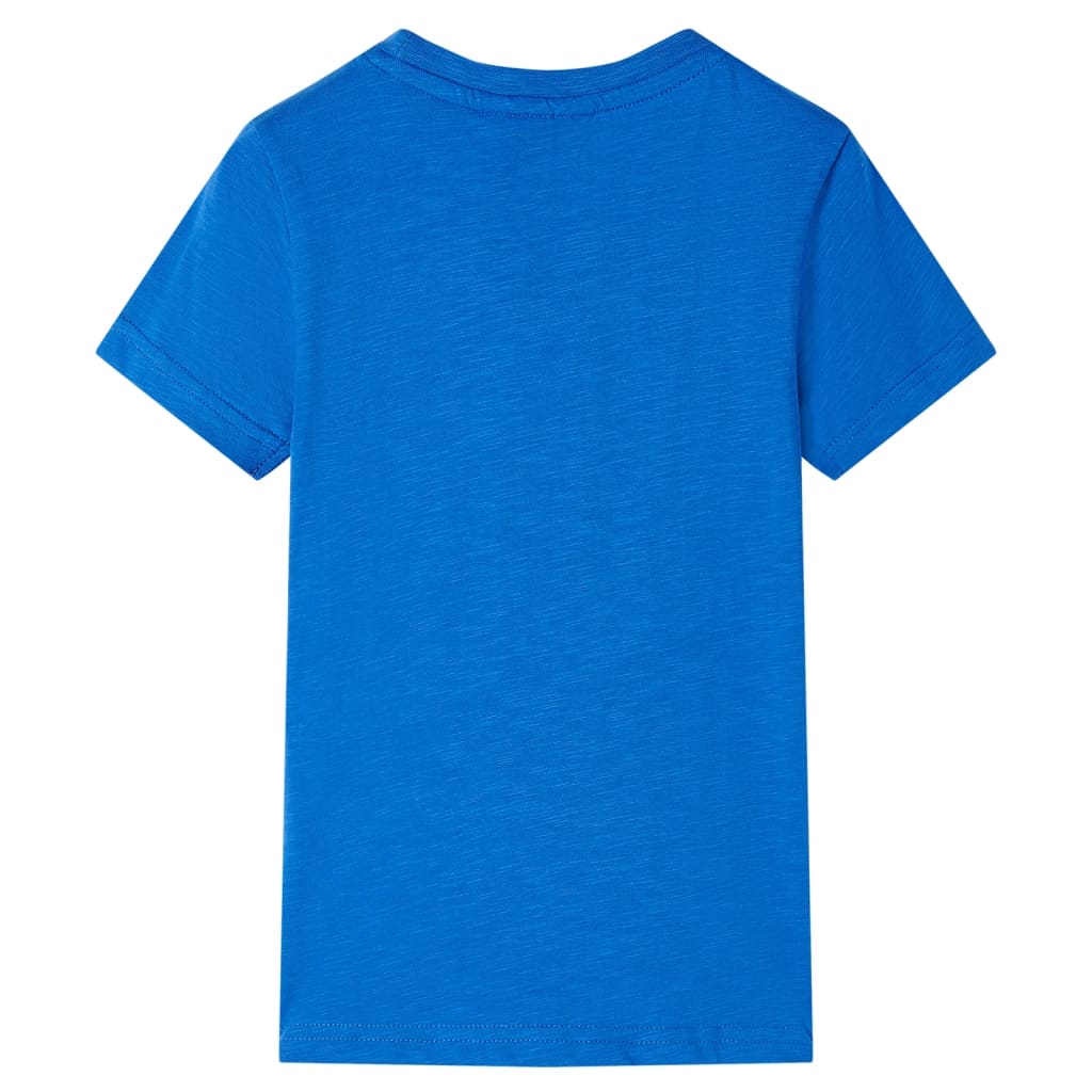 Kindershirt 104 blauw – afbeelding 2