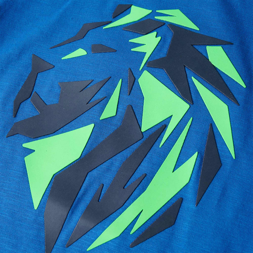Kindershirt 104 blauw – afbeelding 4