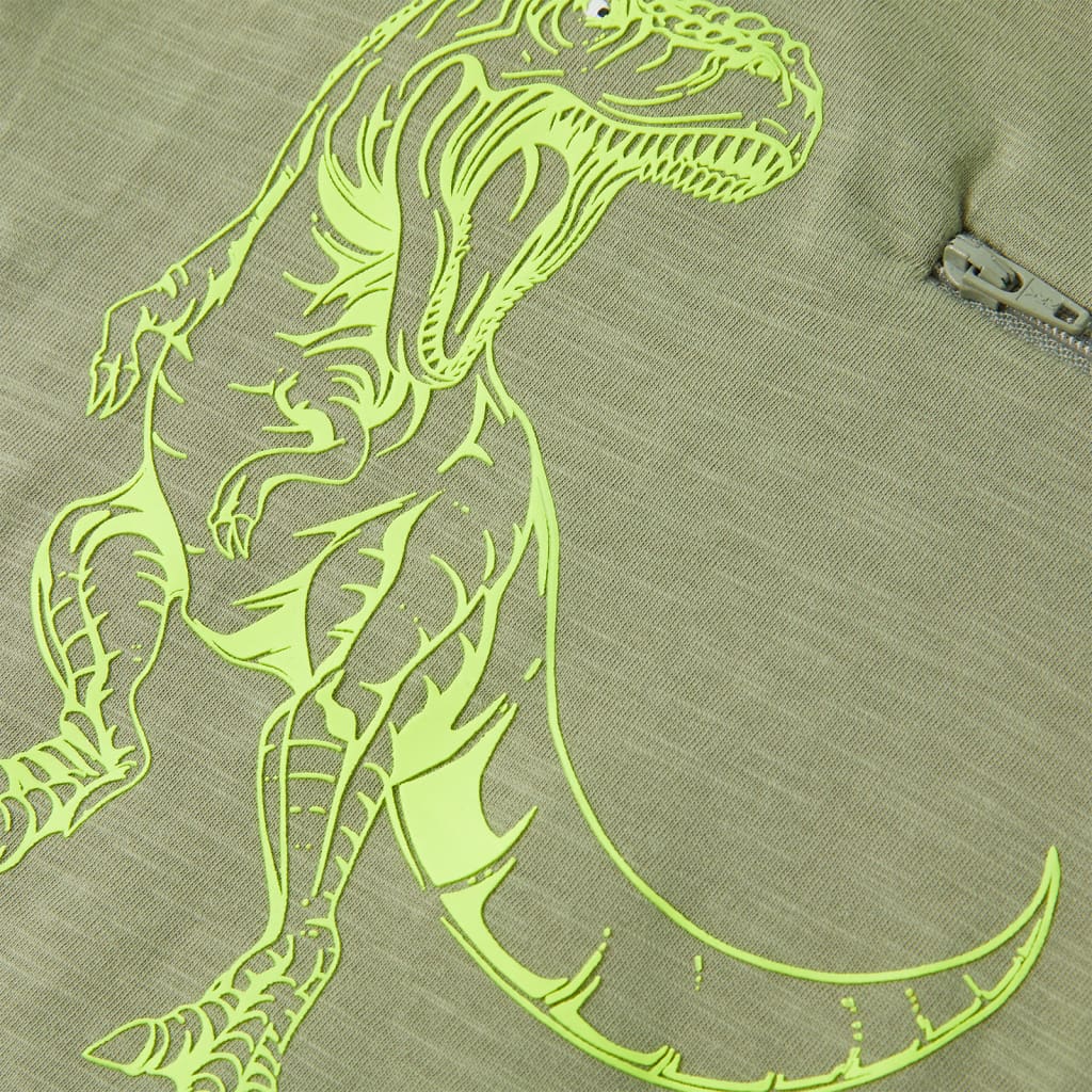 Kindershirt met korte mouwen 116 lichtkakikleurig – afbeelding 4