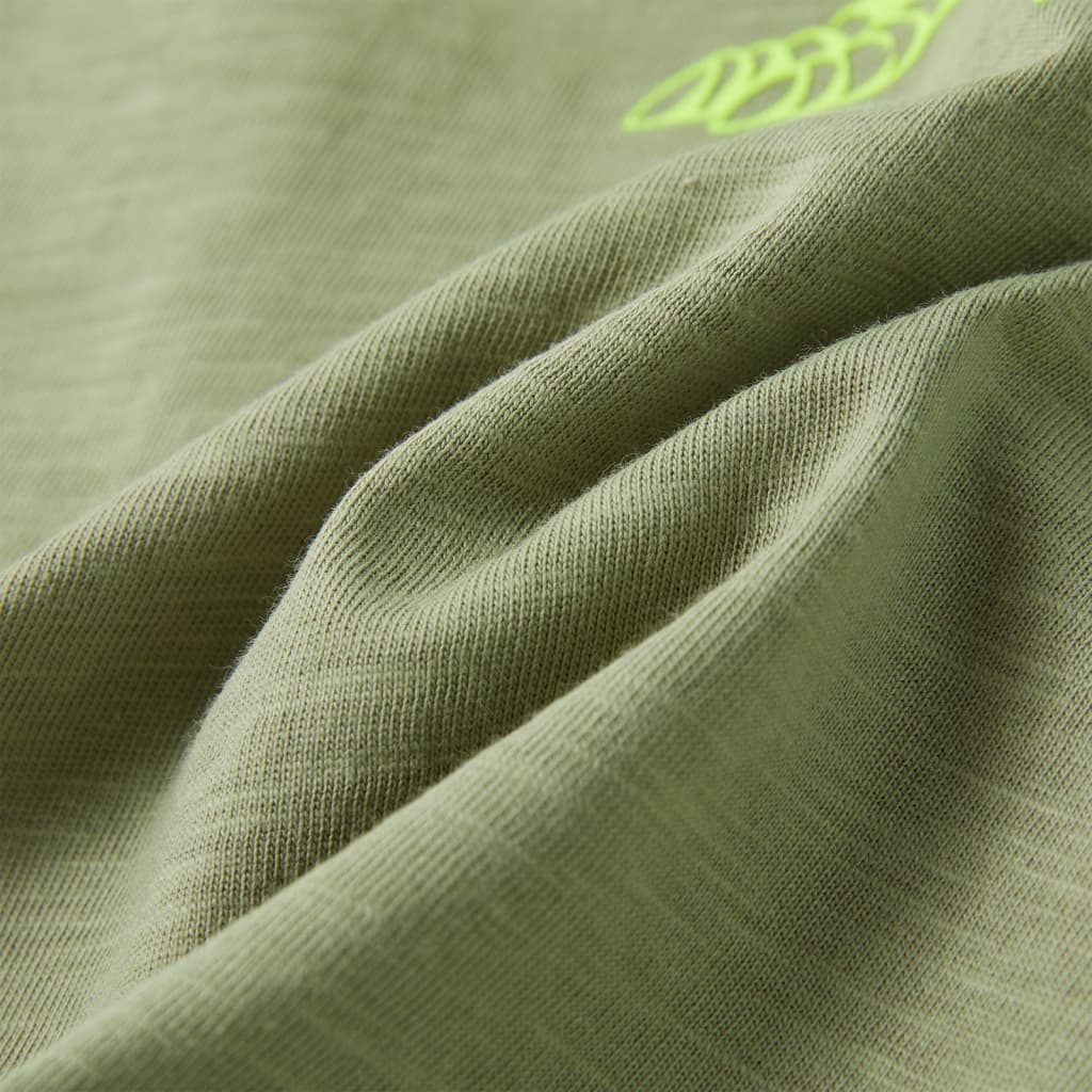 Kindershirt met korte mouwen 116 lichtkakikleurig – afbeelding 7