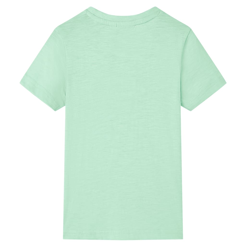 Kindershirt 140 lichtgroen – afbeelding 2