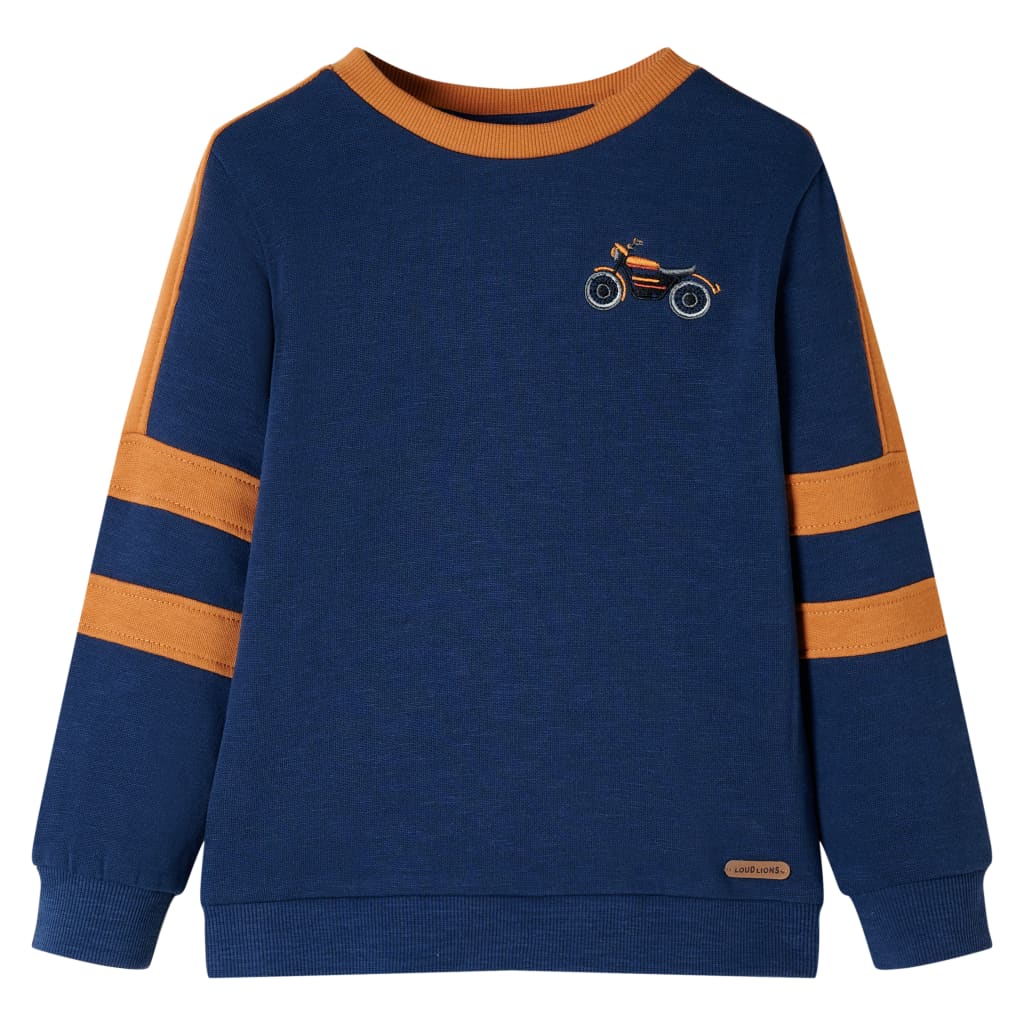 Kindertrui 92 indigo-blauw