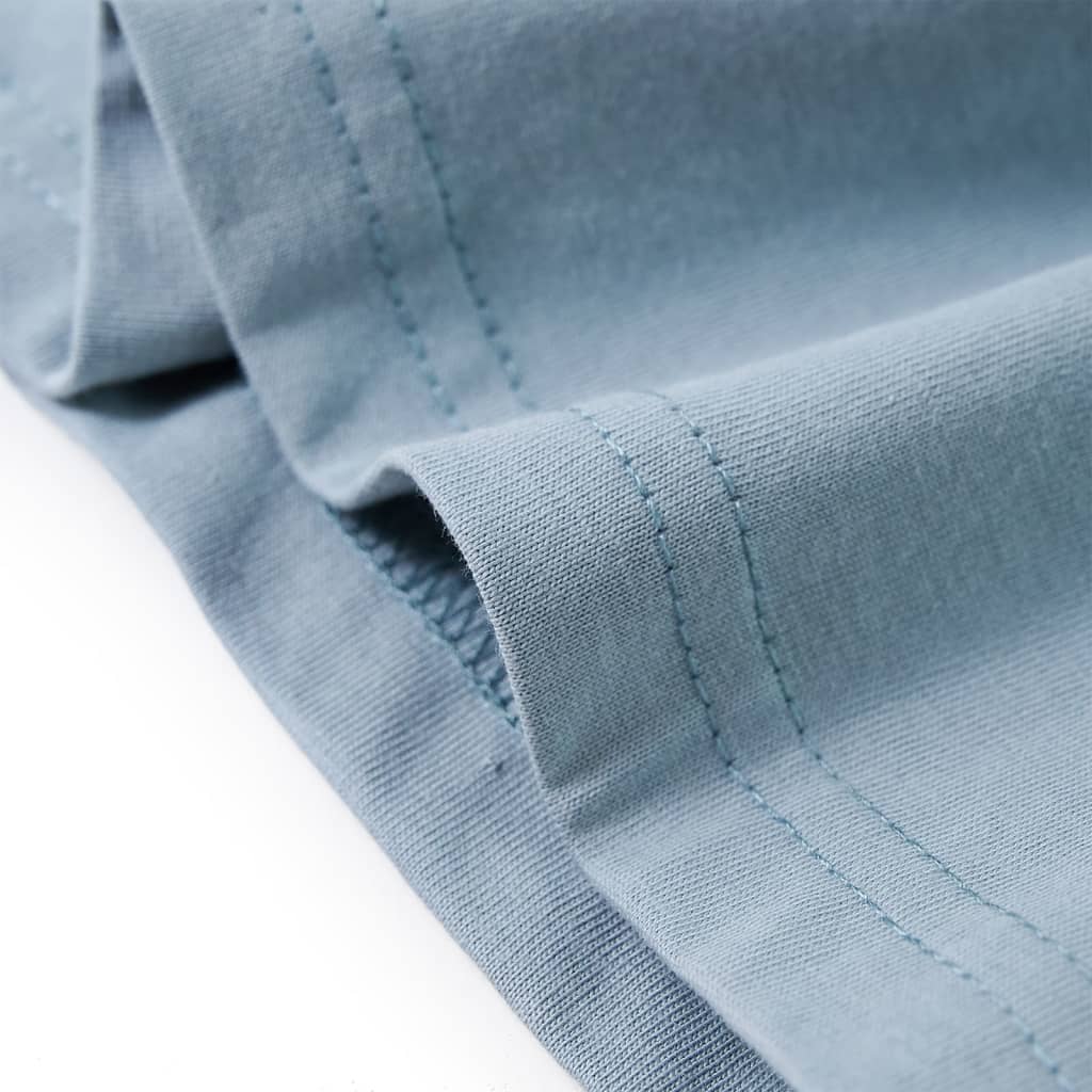 Kindershirt met lange mouwen 116 lichtblauw – afbeelding 6