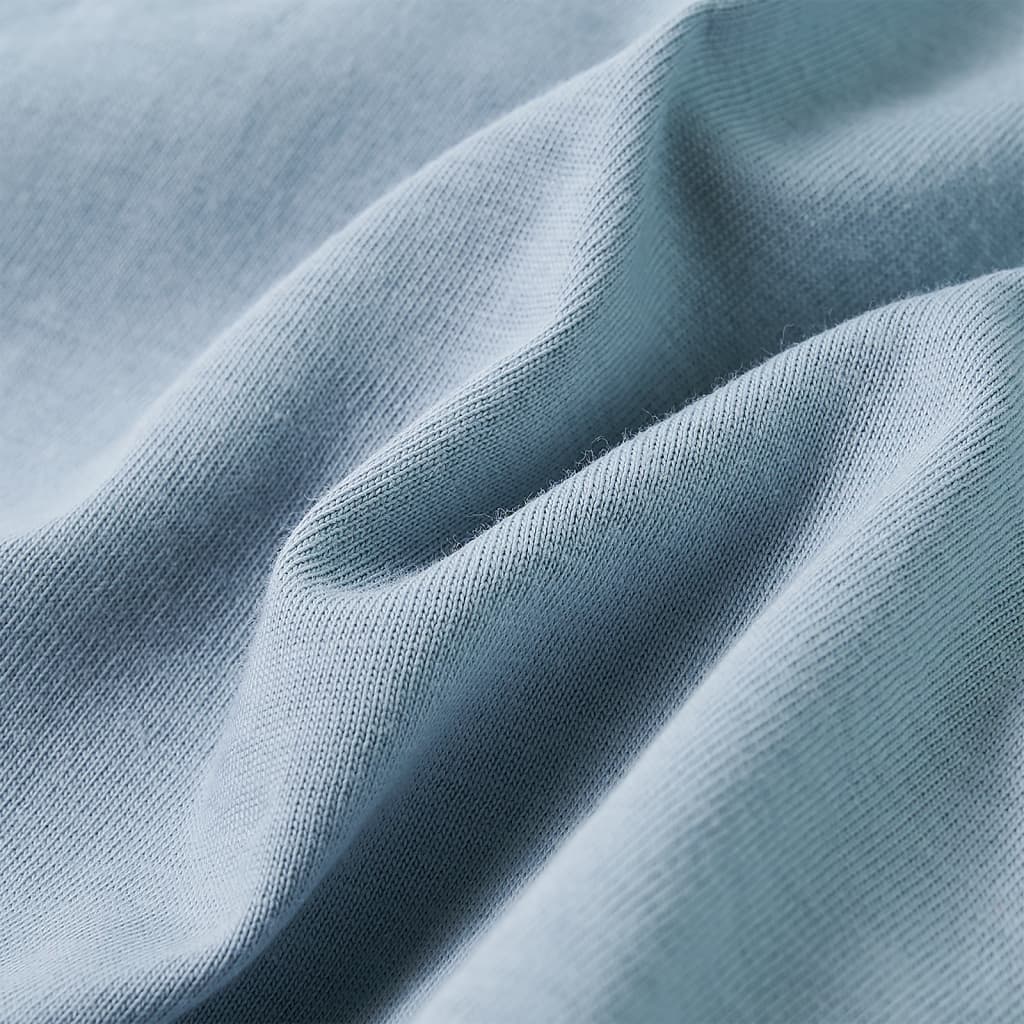 Kindershirt met lange mouwen 116 lichtblauw – afbeelding 7