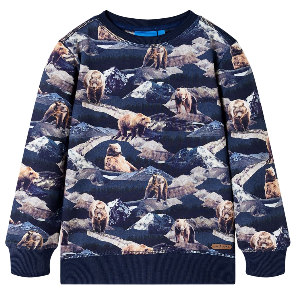 Kindertrui 128 marineblauw