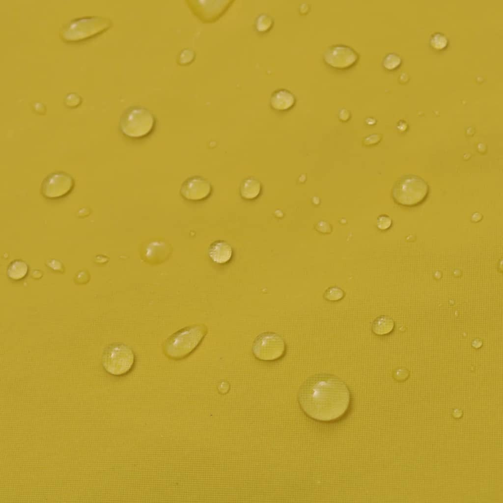 Tweedelig regenpak waterbestendig met capuchon geel L – afbeelding 8