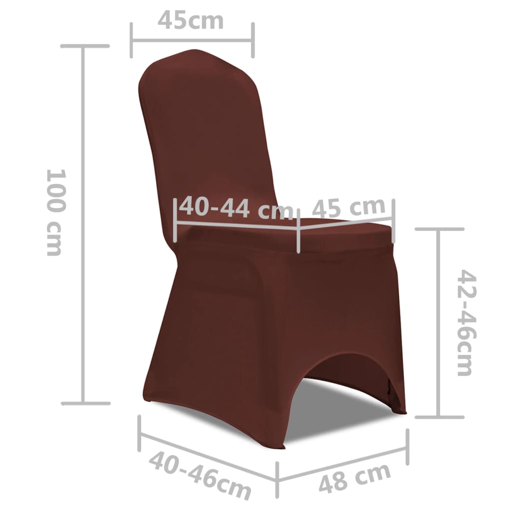 Stoelhoes stretch 4 st bruin – afbeelding 7