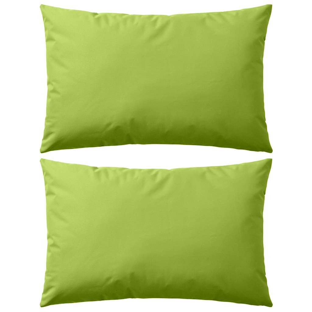 Buitenkussens 60x40 cm appeltjesgroen 2 st – afbeelding 1
