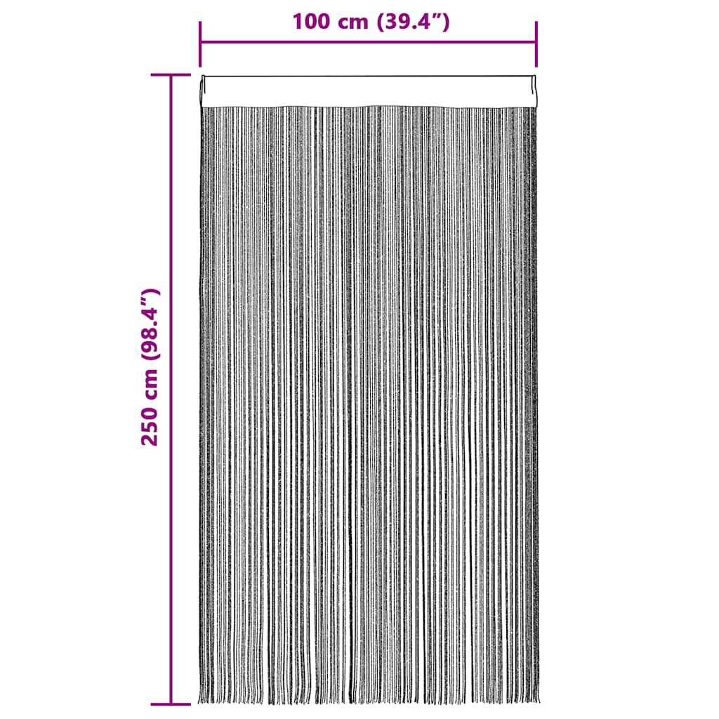 Draadgordijnen 100x250 cm groen 2 st – afbeelding 10