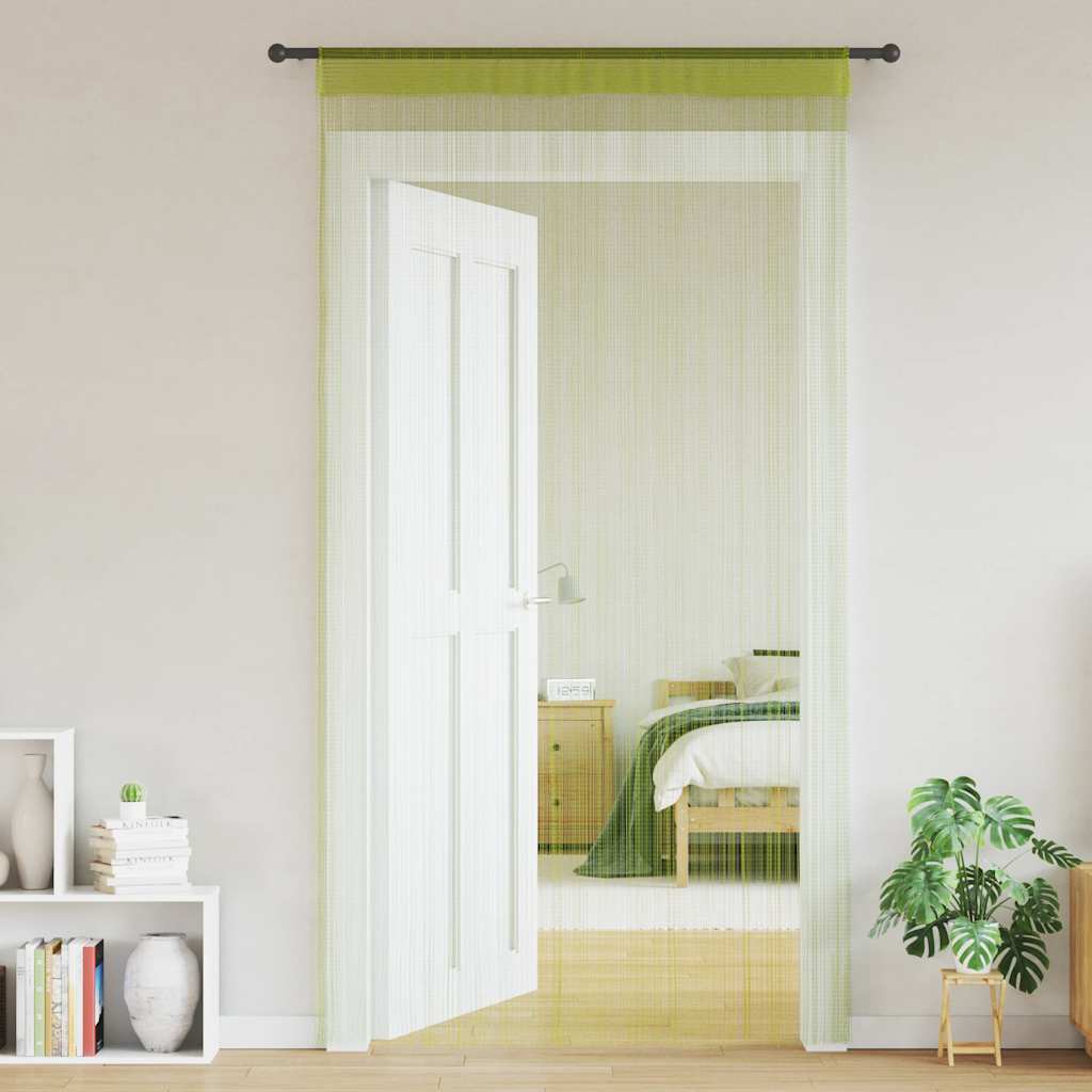 Draadgordijnen 100x250 cm groen 2 st – afbeelding 2