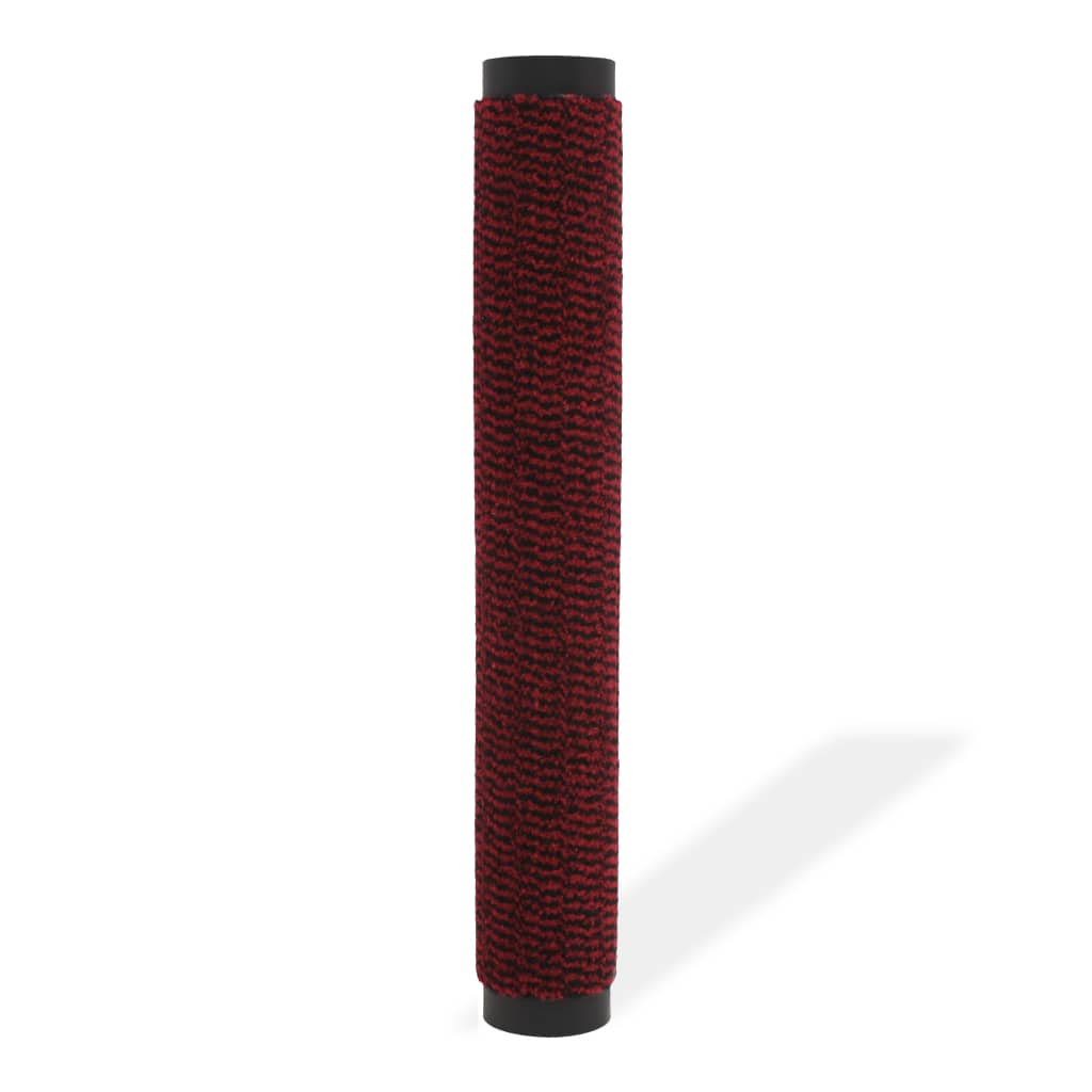 Droogloopmat rechthoekig getuft 120x180 cm rood – afbeelding 2