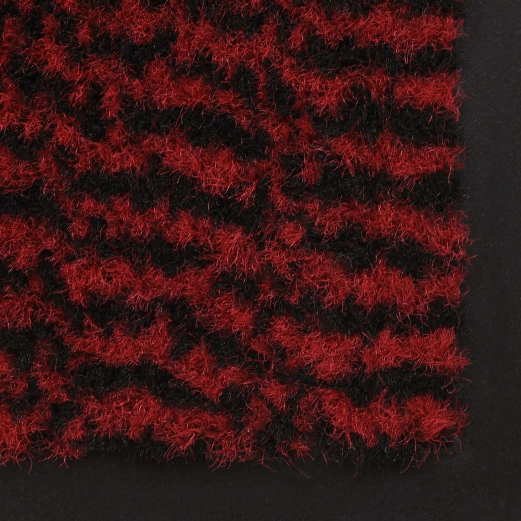 Droogloopmat rechthoekig getuft 120x180 cm rood – afbeelding 4