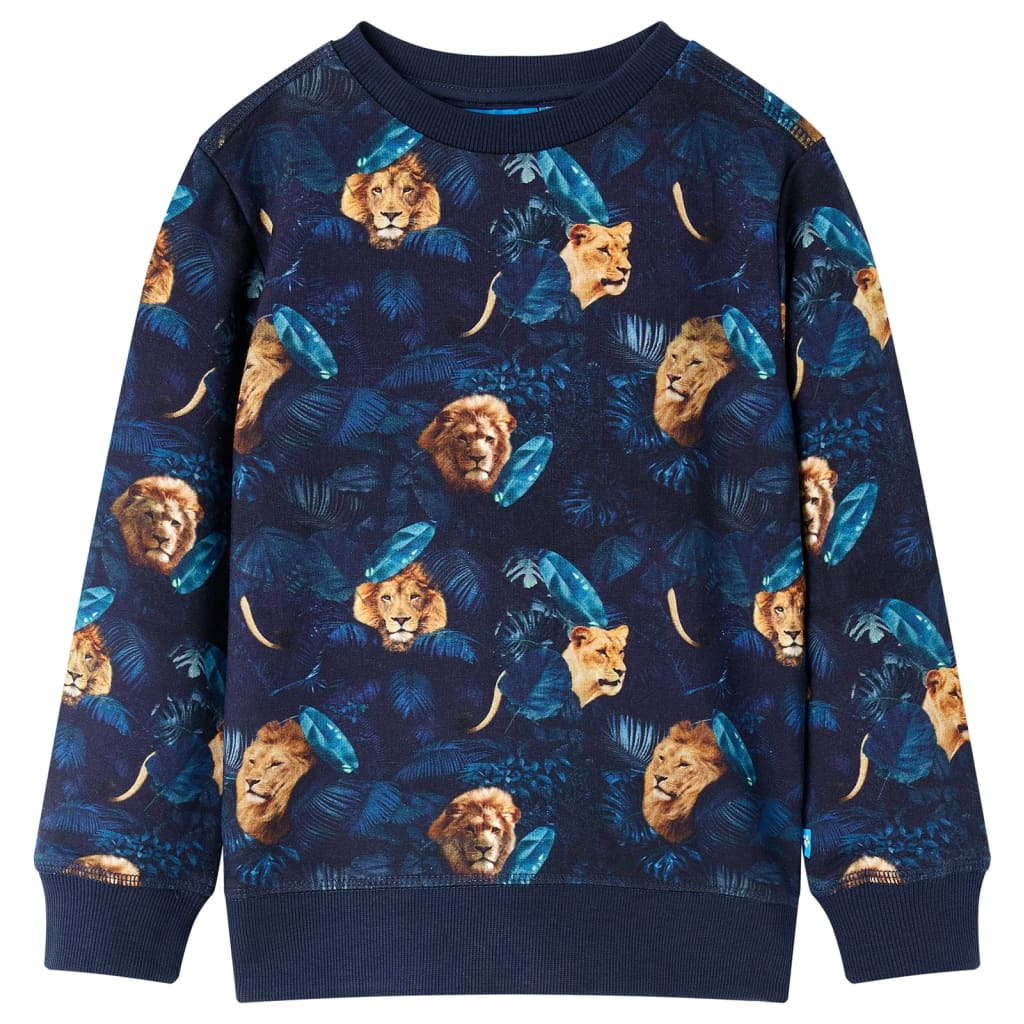Kindertrui 92 marineblauw – afbeelding 1