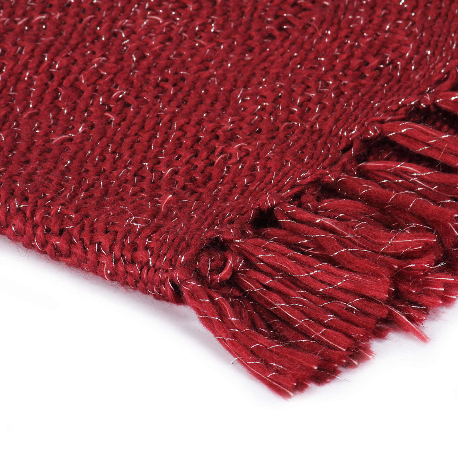 Dekentje Bordeauxrood 220 x 250 cm Polyester – afbeelding 3