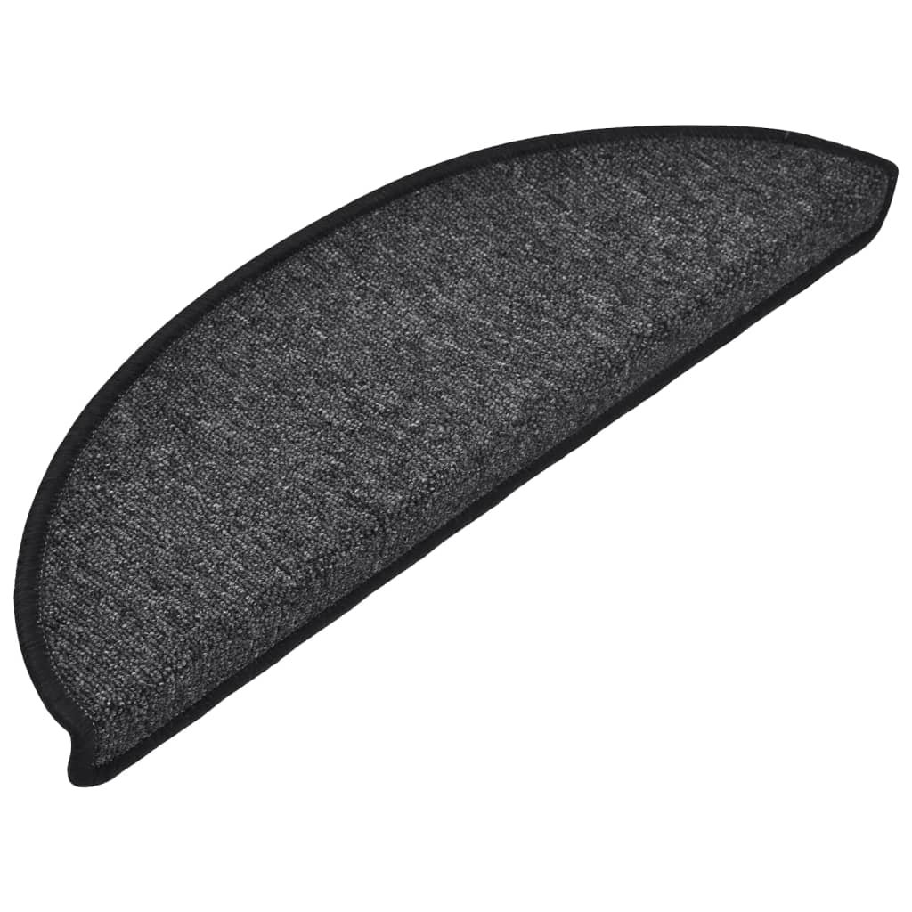 Trapmatten 15 st 56x17x3 cm Antraciet Halfrond – afbeelding 3