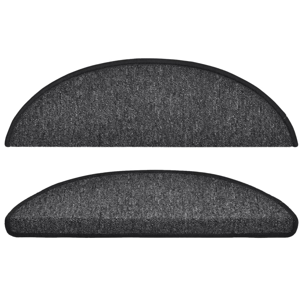 Trapmatten 15 st 56x17x3 cm Antraciet Halfrond – afbeelding 4