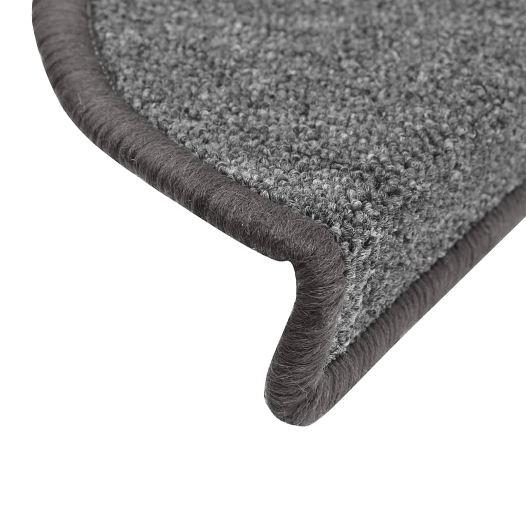 Trapmatten 15 st 56x17x3 cm donkergrijs halfrond – afbeelding 6