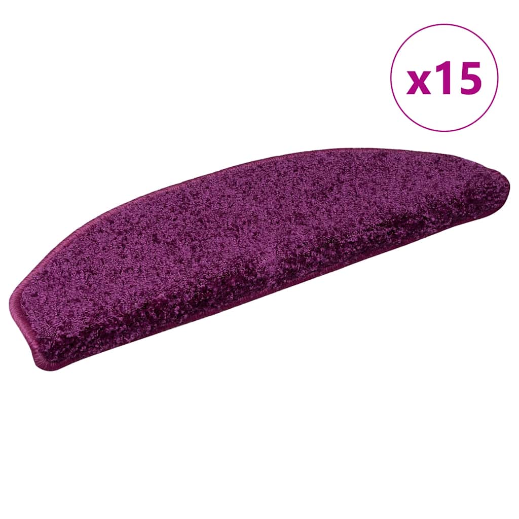 Trapmatten 15 st 65x21x4 cm Violet Halfrond Groot