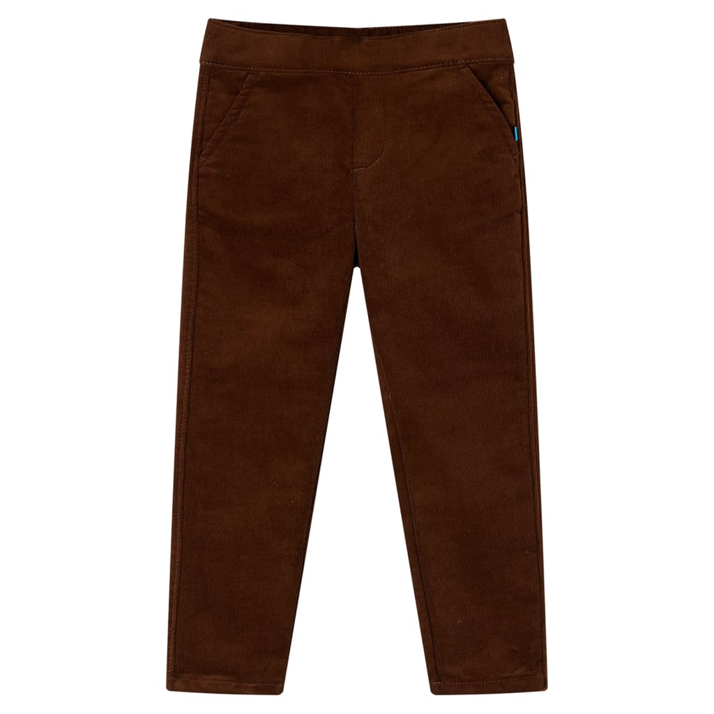Kinderbroek 104 cognackleurig