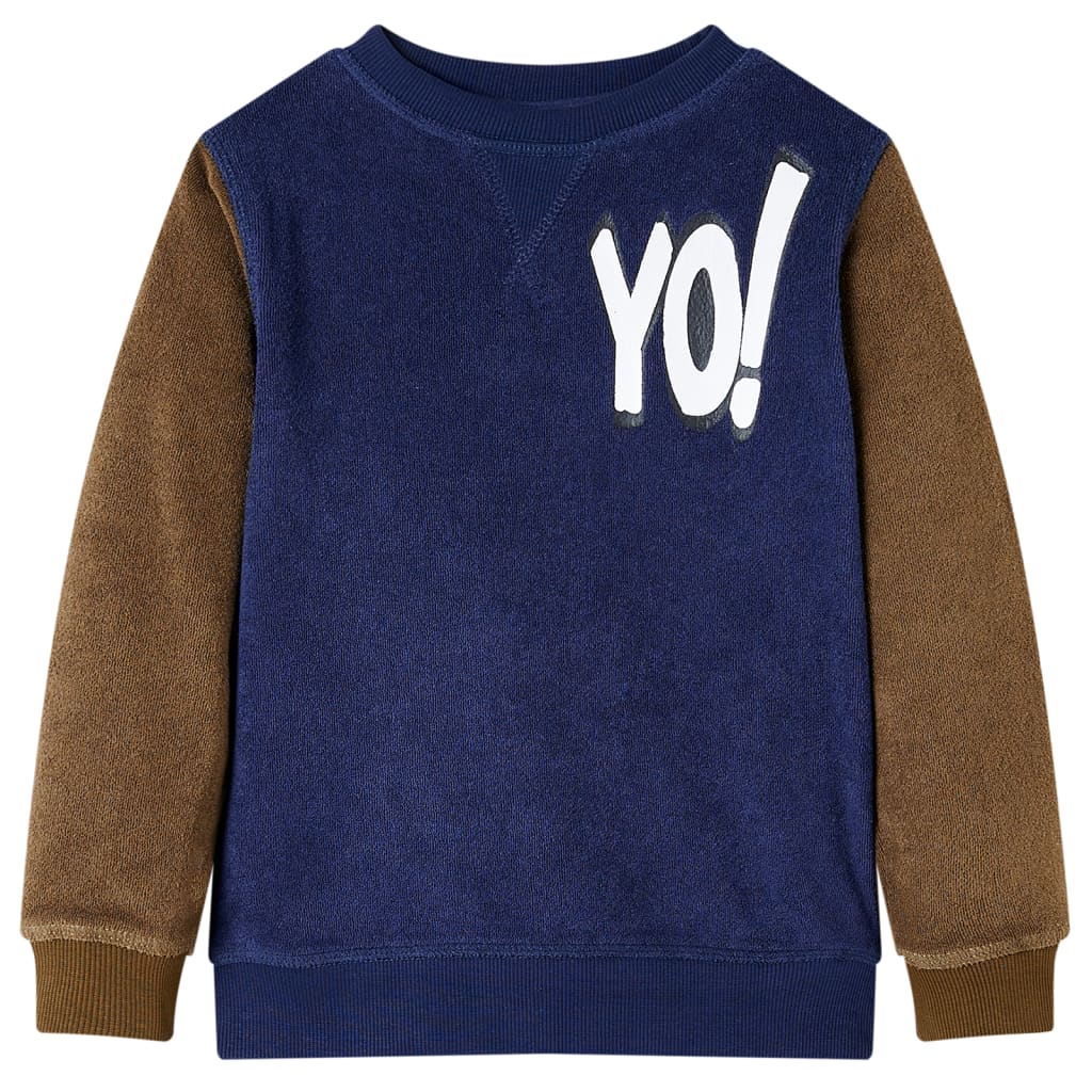 Kindertrui 104 donkermarineblauw