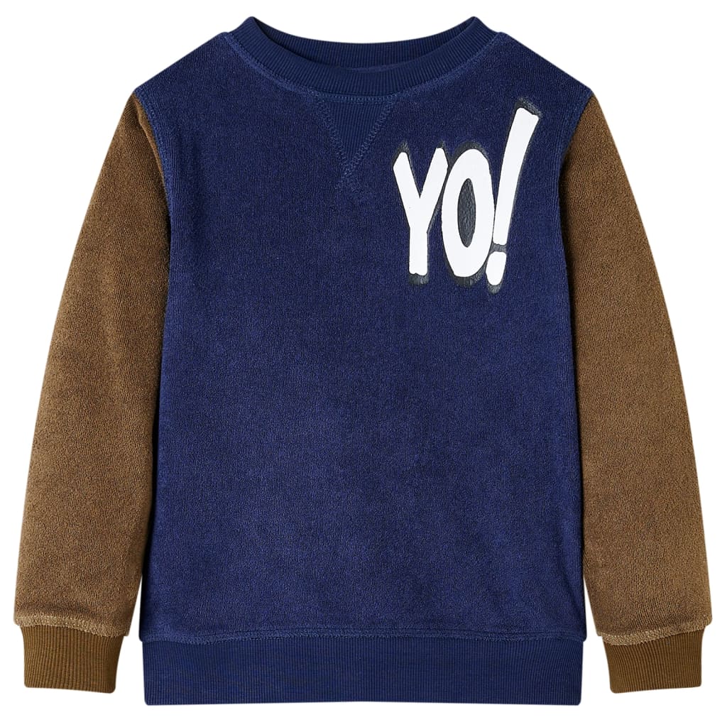 Kindertrui 128 donkermarineblauw