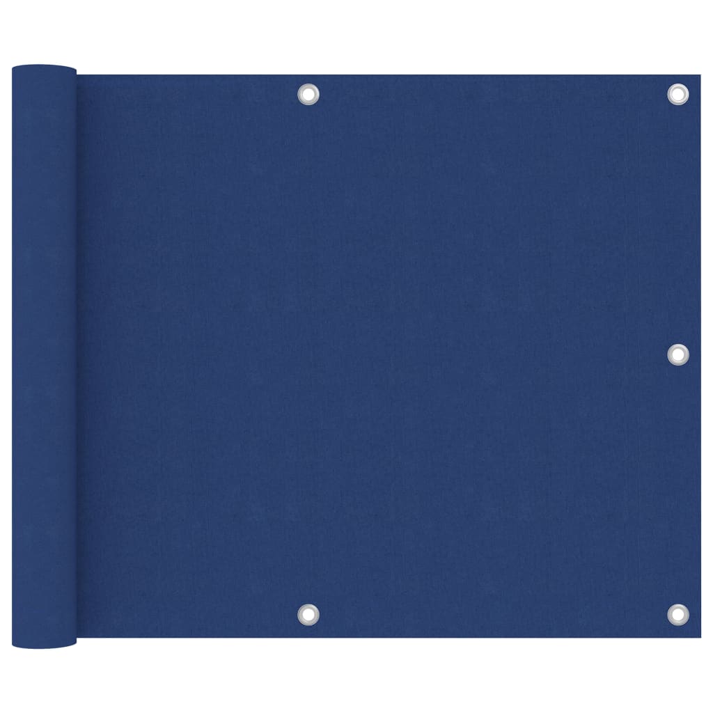 Balkonscherm 75x300 cm oxford stof blauw