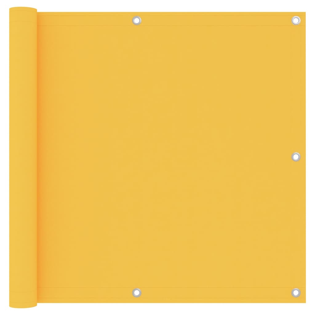 Balkonscherm 90x600 cm oxford stof geel