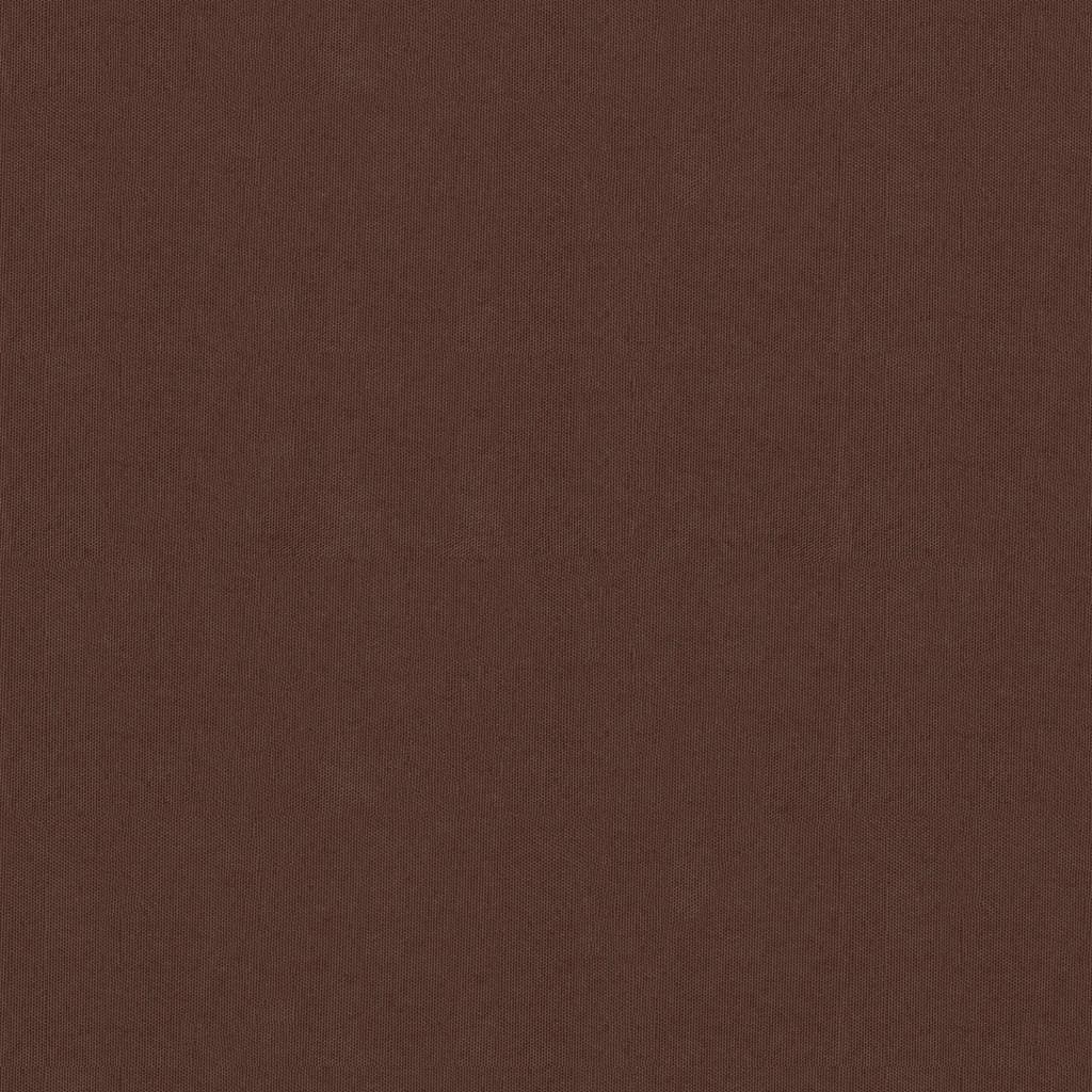 Balkonscherm 75x400 cm oxford stof bruin – afbeelding 2