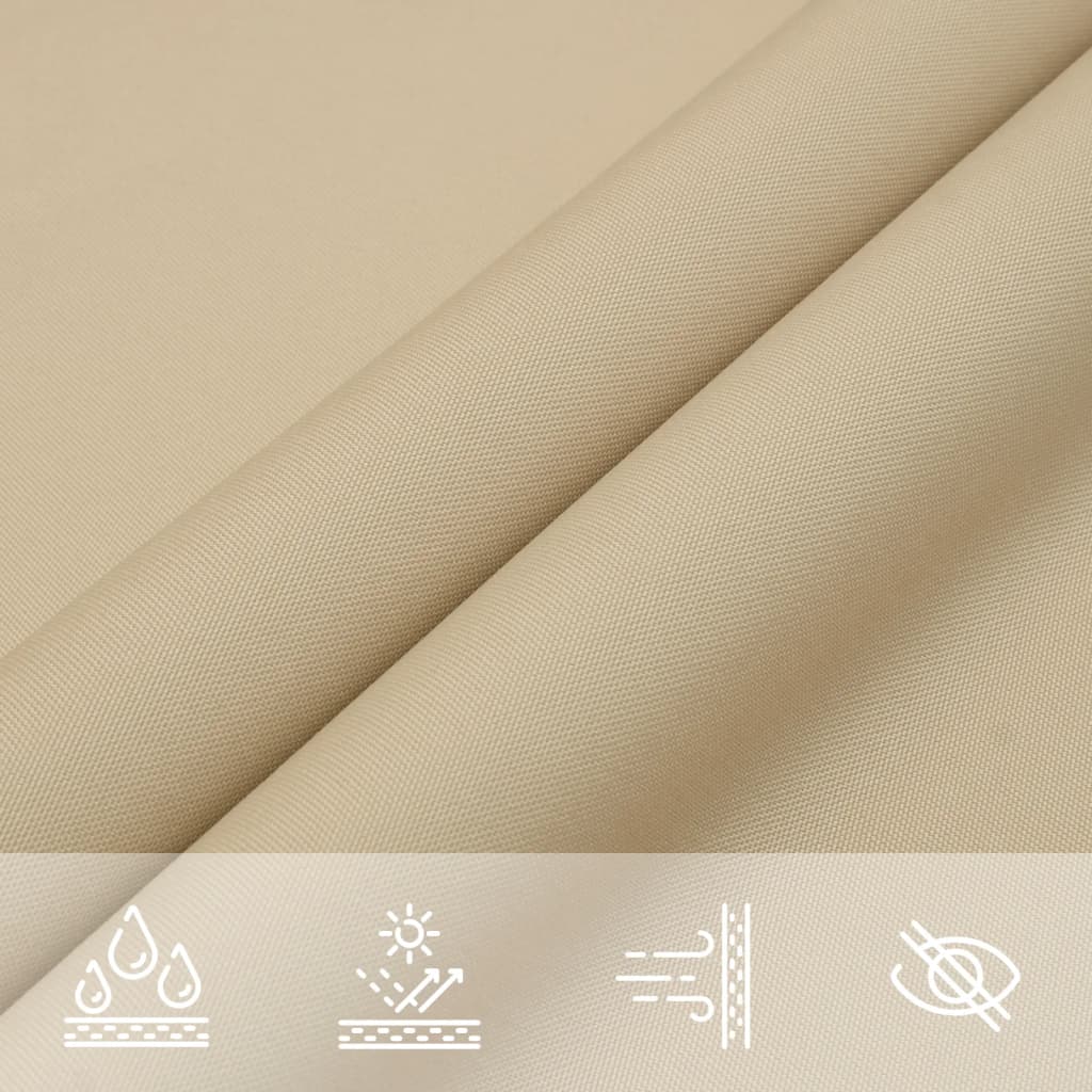 Zonnescherm rechthoekig 4x7 m oxford stof beige – afbeelding 8