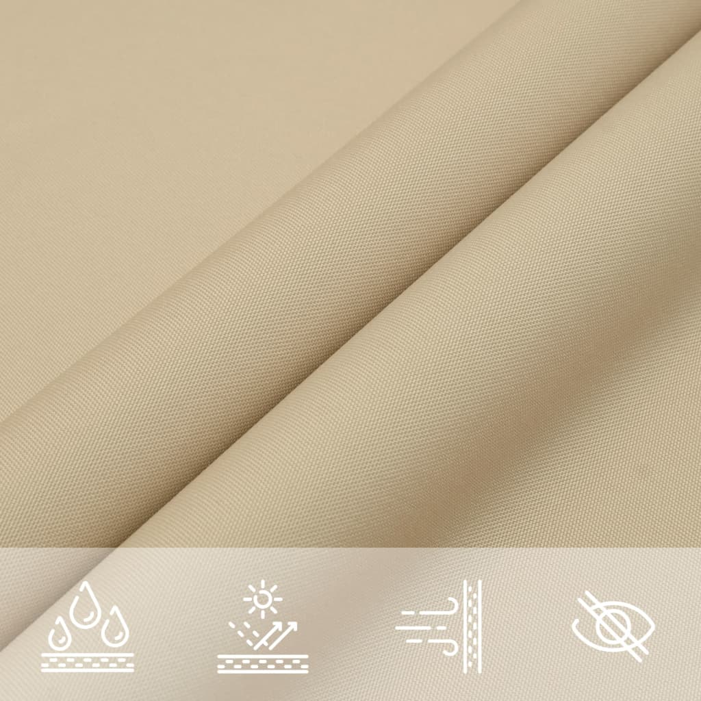Zonnescherm rechthoekig 5x8 m oxford stof beige – afbeelding 8